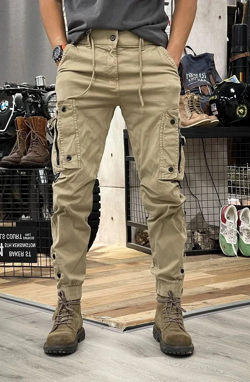 Bastiaan Trousers with Pockets in Khaki (Mit Taschen)