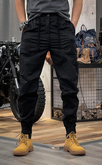 Bastiaan Trousers with Pockets in Schwarz (Ohne Taschen)