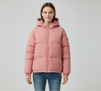 Women's Puffer Jacket -Pockets