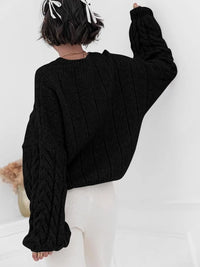 Cable Knit Long Sleeve Sweater