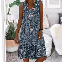 Beatrice Airy Dress with Floral Print