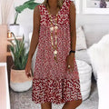 Beatrice Airy Dress with Floral Print