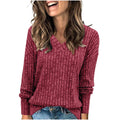 Beatrice Elegant Sweater with V-Neck