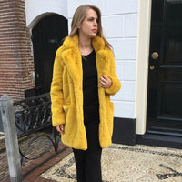 Beatrix Coat in Yellow
