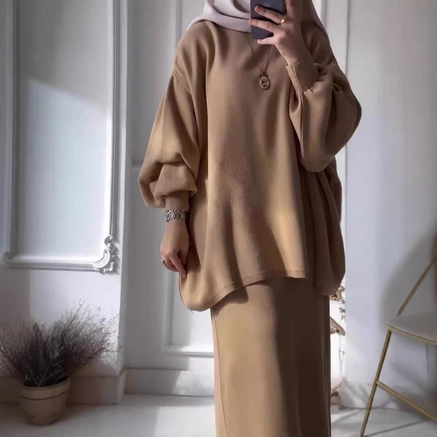 Beatrix Elegant Dress with Puff Sleeve