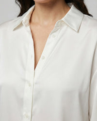 Beatrix Elegant Silk Blouse in White