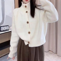 Beatrix Knit Cardigan in Crème