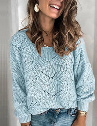Beatrix Knit Sweater in Grey