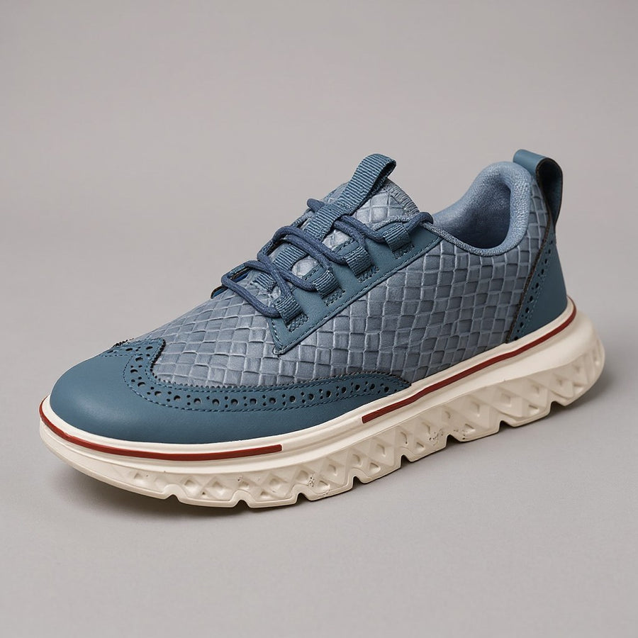 Beaumont Wingtip Sneaker in Carolina Blue