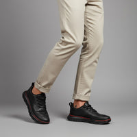 Beaumont Wingtip Sneaker in Charcoal