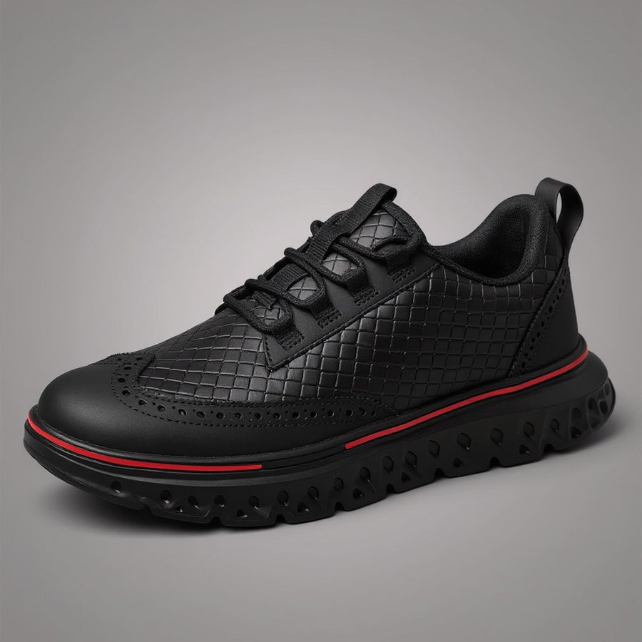 Beaumont Wingtip Sneaker in Charcoal