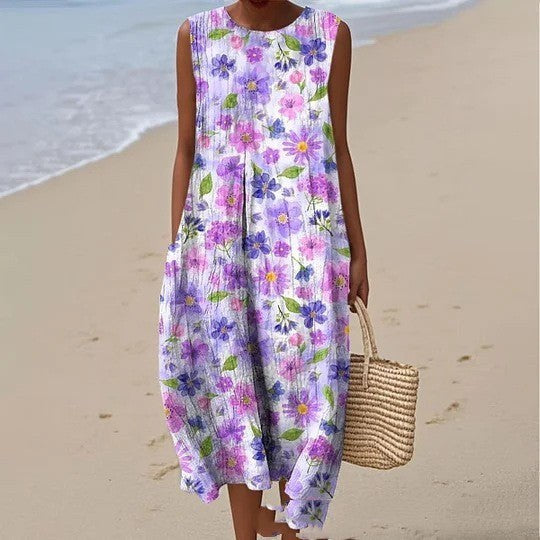 Beau™ Blooming Spring Dress in Purple