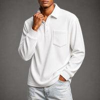 Bedford Corduroy Pullover in White
