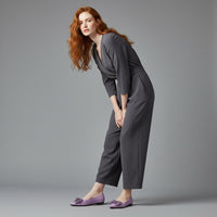 Bella Bow Flats in Lavender