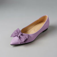 Bella Bow Flats in Lavender