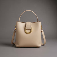 Bella Bucket Tote in Beige