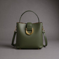 Bella Bucket Tote in Emerald
