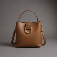 Bella Bucket Tote in Sienna Brown