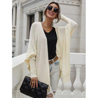 Bellamy Airy Knit Cardigan in Beige