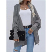Bellamy Airy Knit Cardigan in Dark Grey