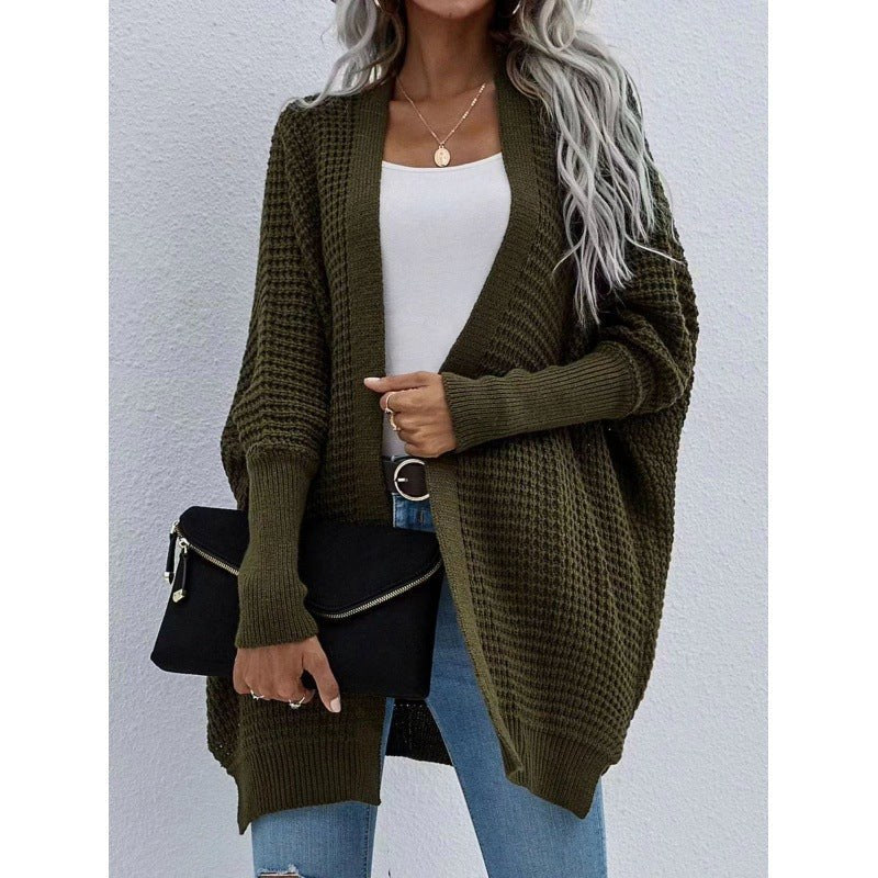Bellamy Airy Knit Cardigan in Green