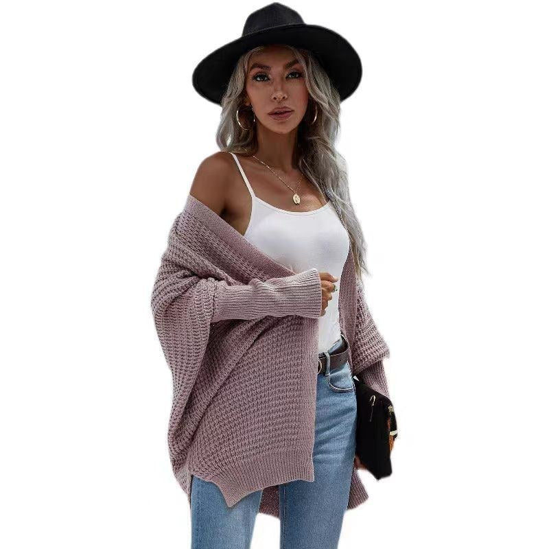 Bellamy Airy Knit Cardigan in Pink