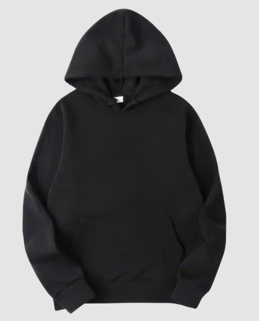 Bellamy Hoodie with Hood in Black