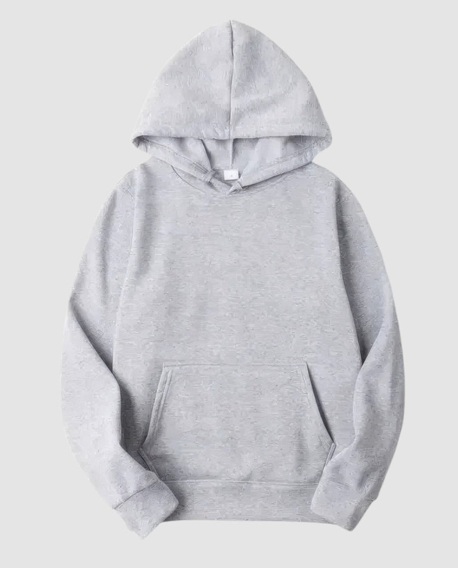 Bellamy Hoodie with Hood in Grey