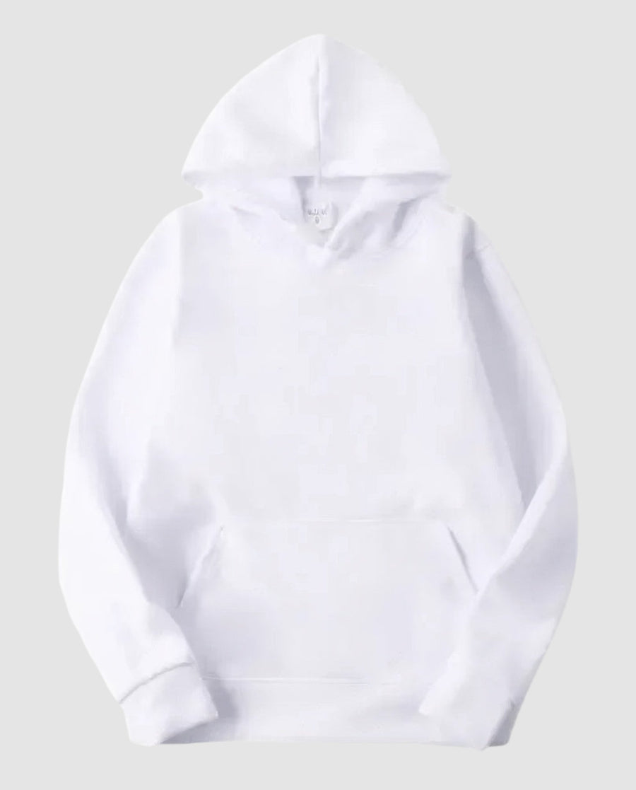 Bellamy Hoodie with Hood in White