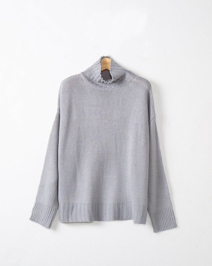 Bellamy Knit Sweater in Grey