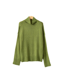 Bellamy Knit Sweater in Military Green
