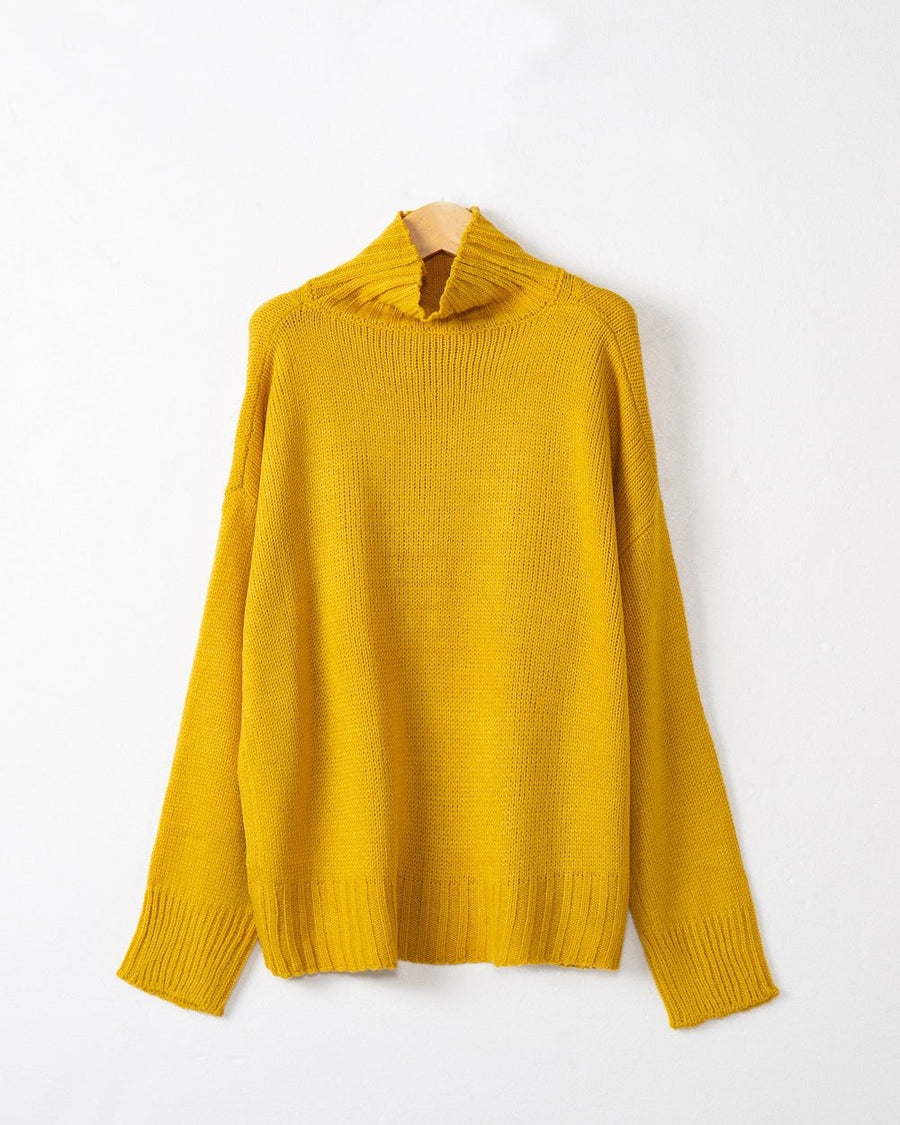 Bellamy Knit Sweater in Yellow