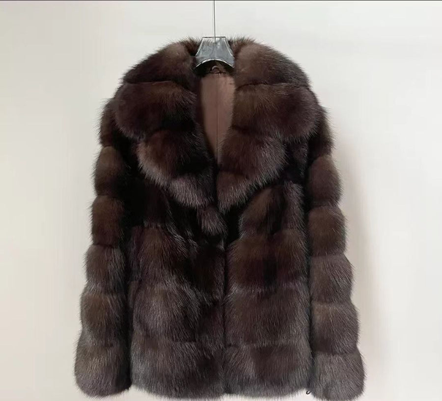 Bellamy Warm Jacket in Kastanienbraun