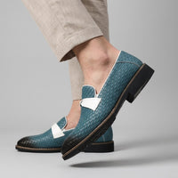 Belmont Slip-On Dress Loafer in Ocean Blue