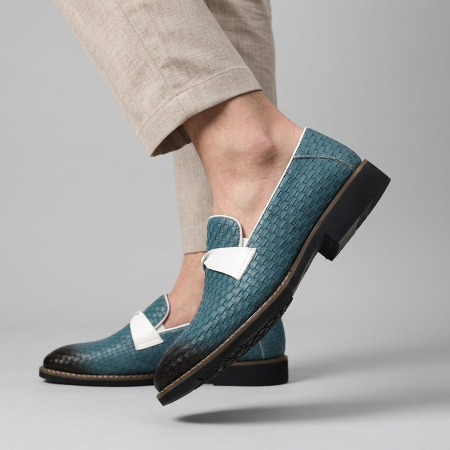 Belmont Slip-On Dress Loafer in Ocean Blue