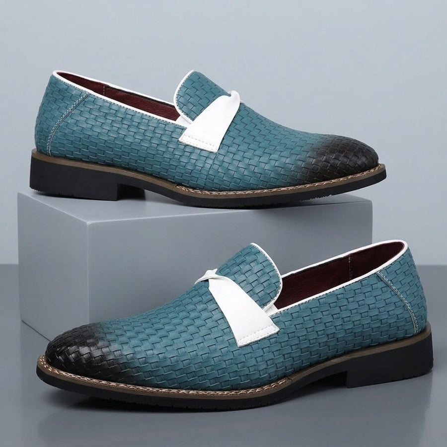 Belmont Slip-On Dress Loafer in Ocean Blue