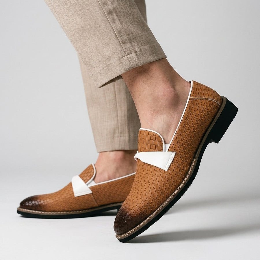 Belmont Slip-On Dress Loafer in Sienna Brown