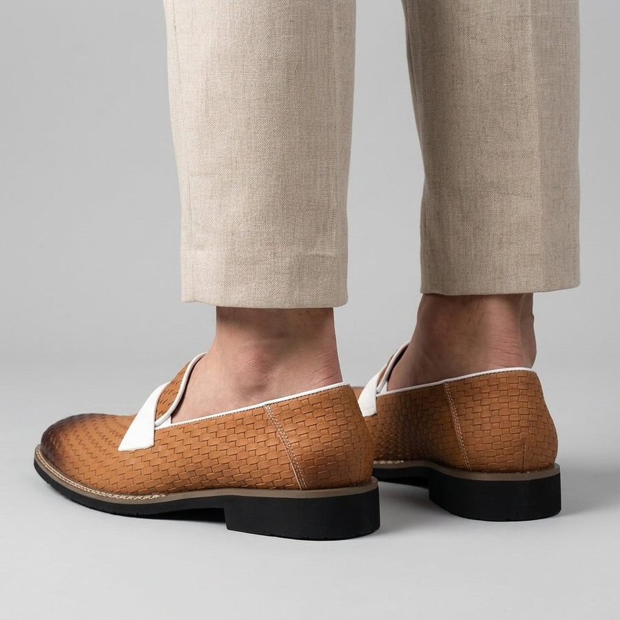 Belmont Slip-On Dress Loafer in Sienna Brown