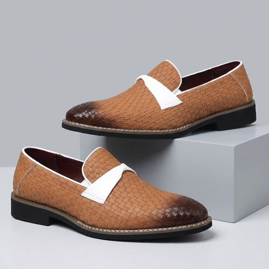 Belmont Slip-On Dress Loafer in Sienna Brown