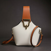 Belona Bucket Bag in Beige