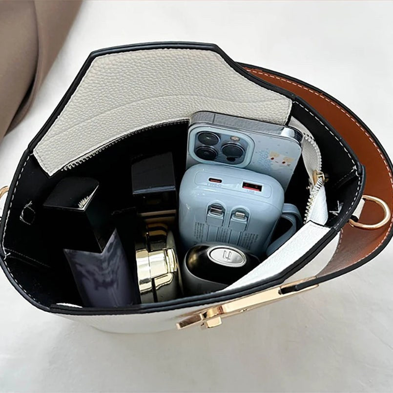 Belona Bucket Bag in Charcoal