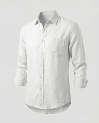 Benedikt Linen Shirt in White