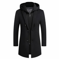 Benedikt Trench Coat in Black