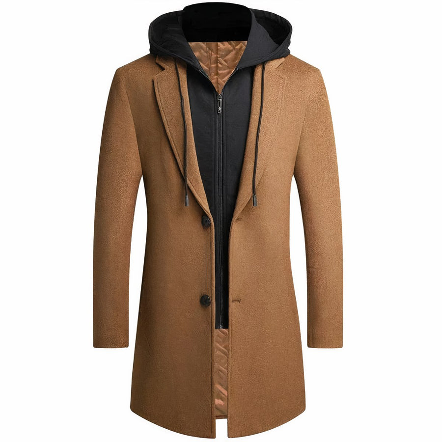 Benedikt Trench Coat in Brown