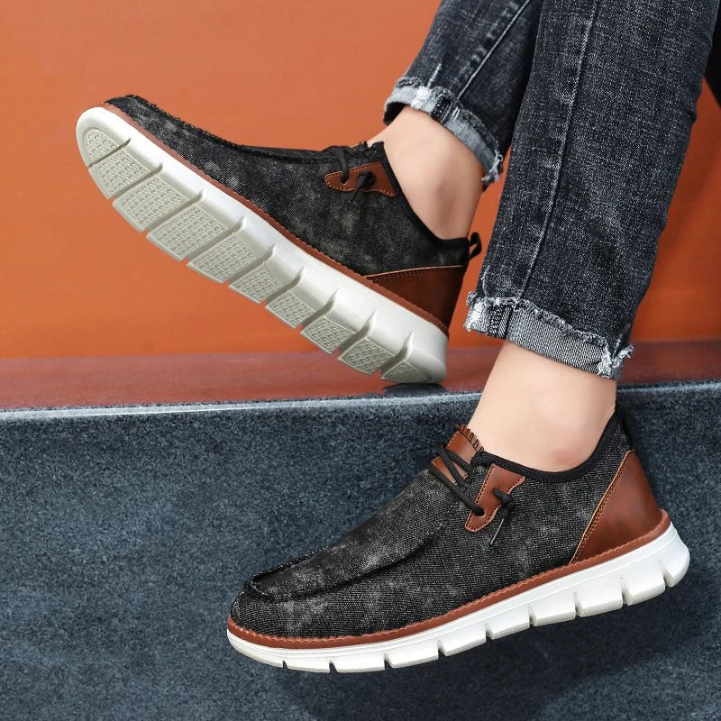 Benson Slip On Sneaker in Charcoal