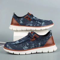 Benson Slip On Sneaker in Navy Blue