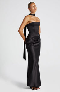Isadora Maxi Skirt in Black