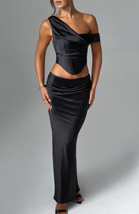 Isadora Maxi Skirt - Black