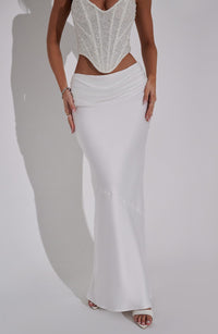 Isadora Maxi Skirt in Ivory