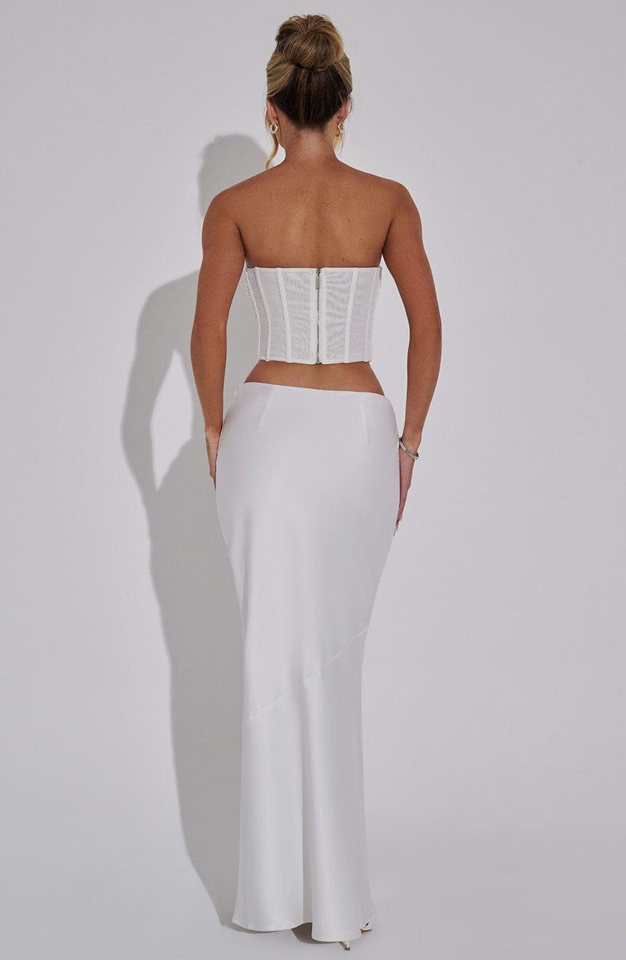 Isadora Maxi Skirt in Ivory